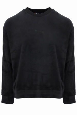 Black Fila Peyton Side Tape Logo Women Co-ords | 1302SBYPE