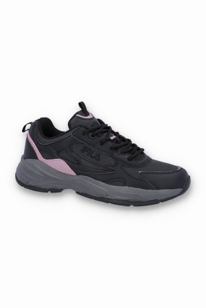 Black / Purple Fila Novarra Women Trainers | 7051HTSZQ