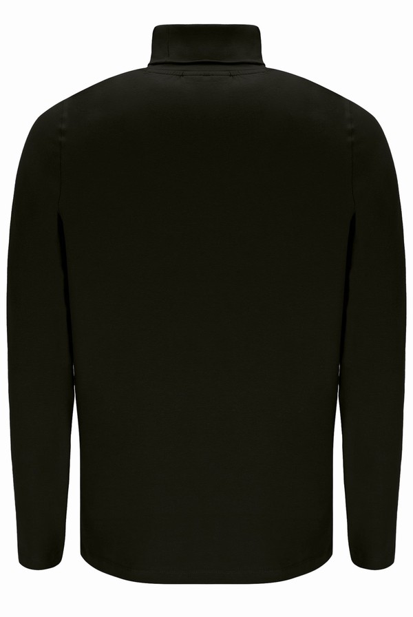 Black Fila 19th Classic Roll Neck Men Sweatshirts | 3916ZBOYH