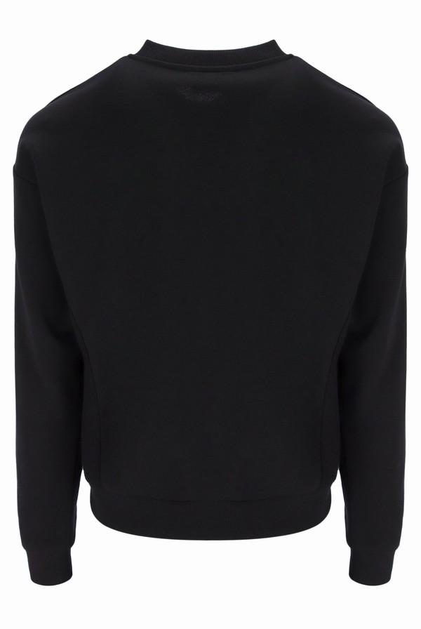 Black Fila Adelaide Crew Women Sweatshirts | 7064HGBRE