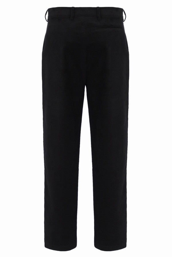 Black Fila Como Corduroy Chino Men Bottoms | 4356DCLFV