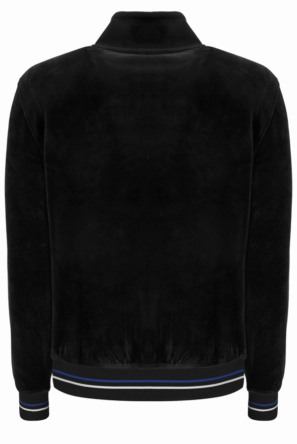 Black Fila Falken Velour With Gold Details Men Tracksuits | 7430KMJRE
