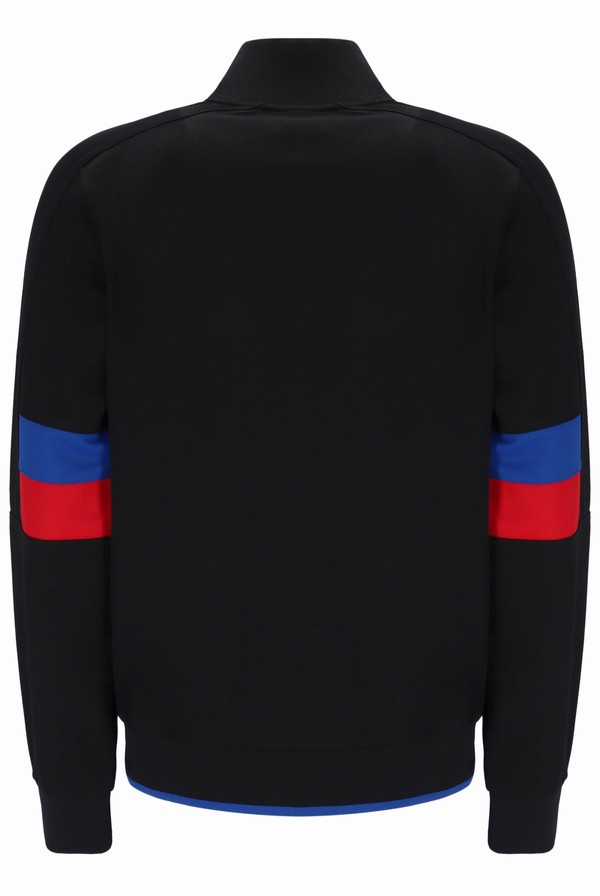 Black Fila Fischer Colour Blocked Men Tracksuits | 2853OCXYH