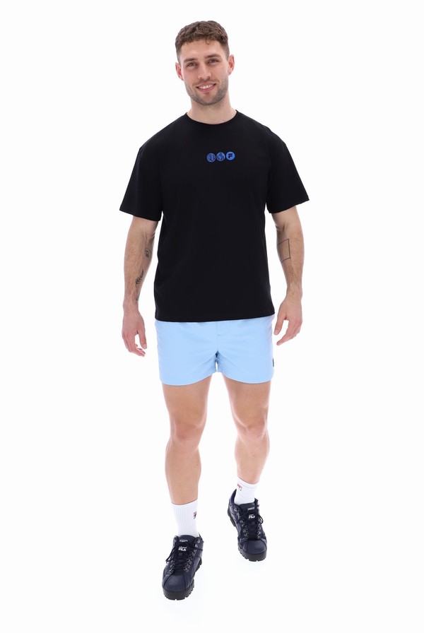 Black Fila Humphry Graphic Men T-shirts | 9413LZHWA