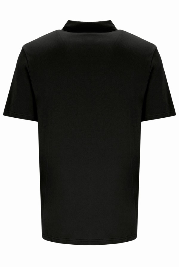 Black Fila Lippi Minimal Men Polo Shirts | 3197IGJXA