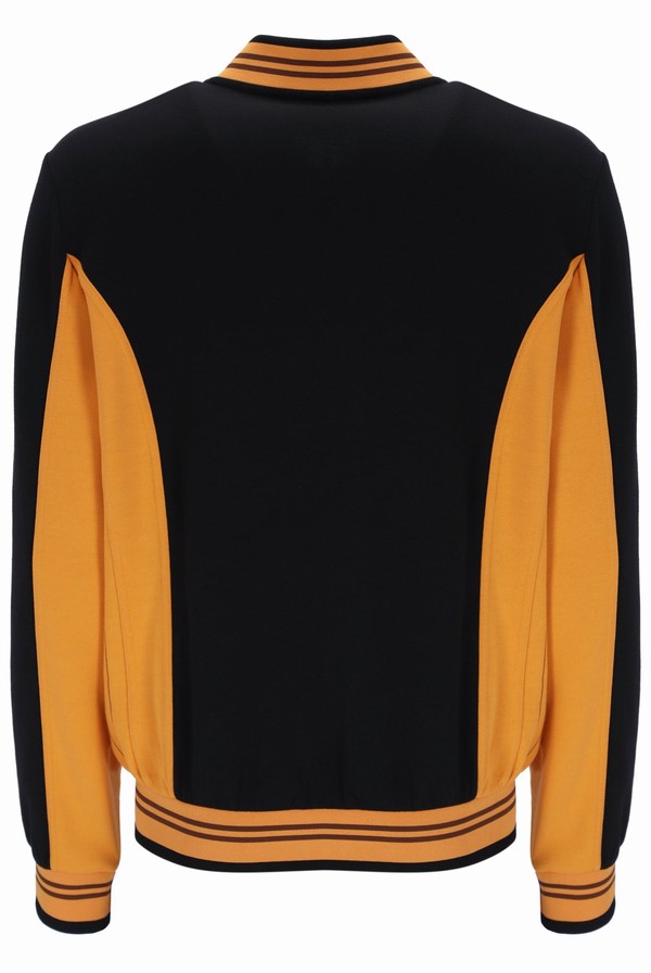 Black Fila Settanta Baseball Men Track Top | 7510TEOGA