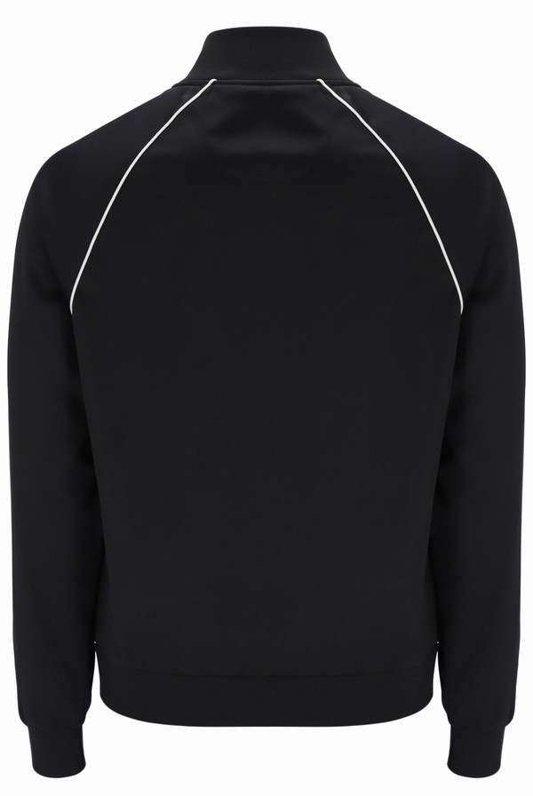 Black Fila Tristan Geo Print Men Track Top | 3967BJGFD