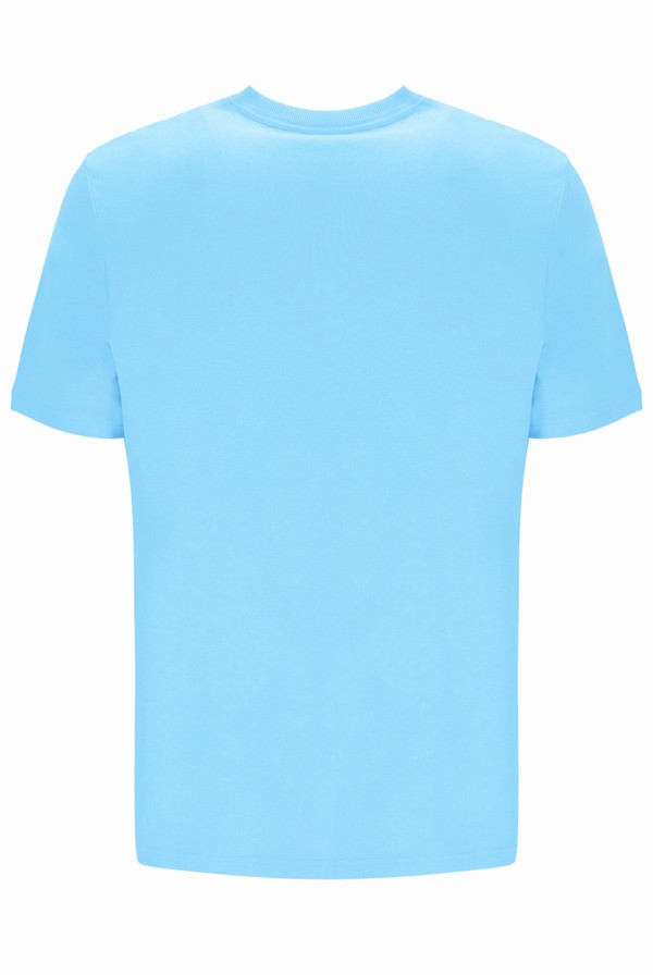Blue Fila Benjiman Sleeve Men T-shirts | 0139XUSGV