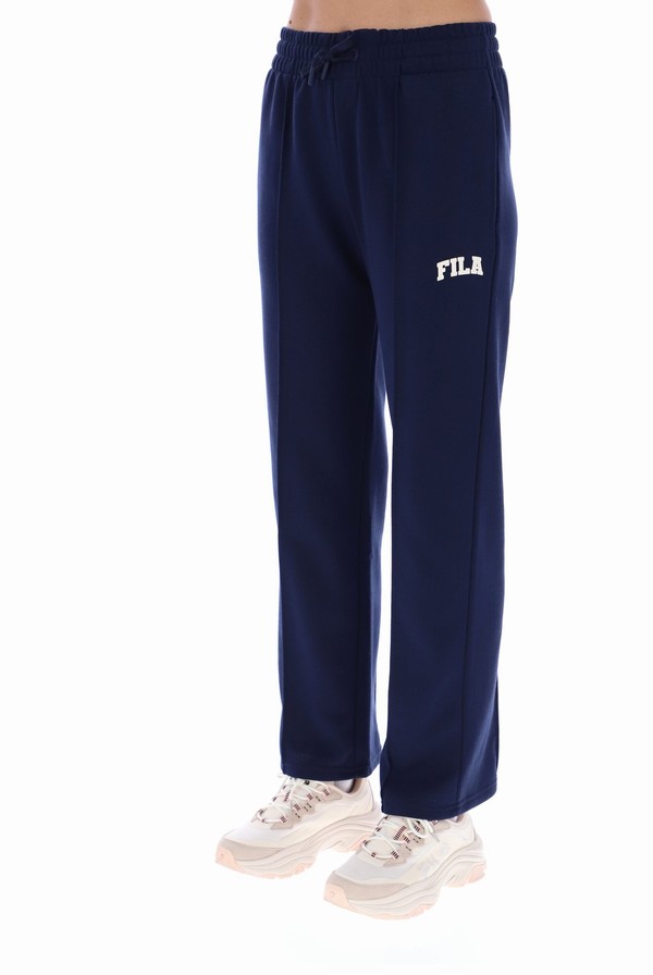 Blue Fila Brei Pintuck Open Hem Women Bottoms | 1627NKQBI