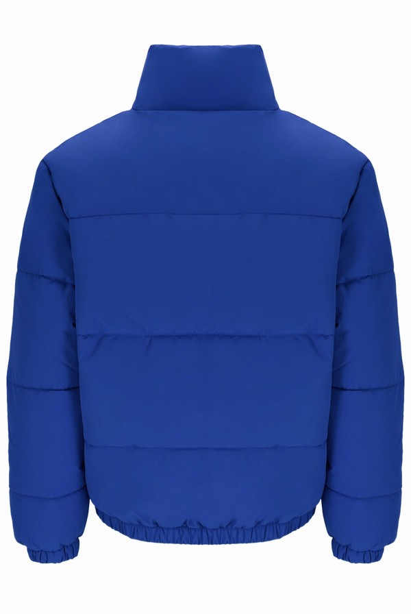 Blue Fila Delta Solid Puffer Women Jackets | 1347FAXKG