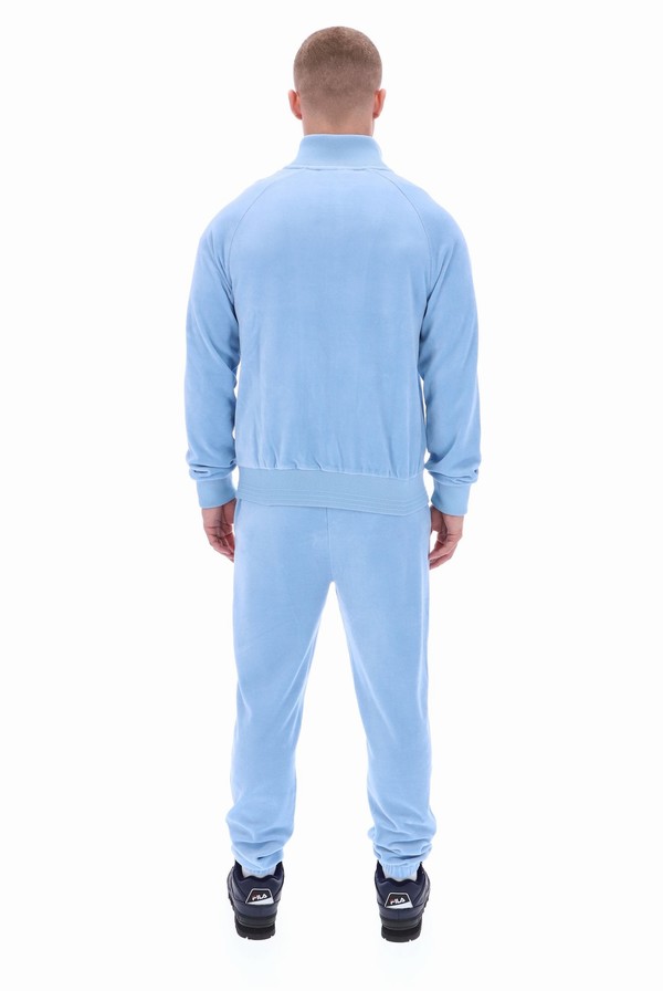 Blue Fila Eddie Men Track Top | 4513DPOLE
