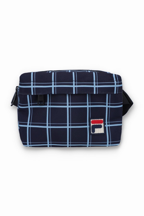 Blue Fila Keddie Heritage Waist Bag Men Bags | 0549BHAGJ