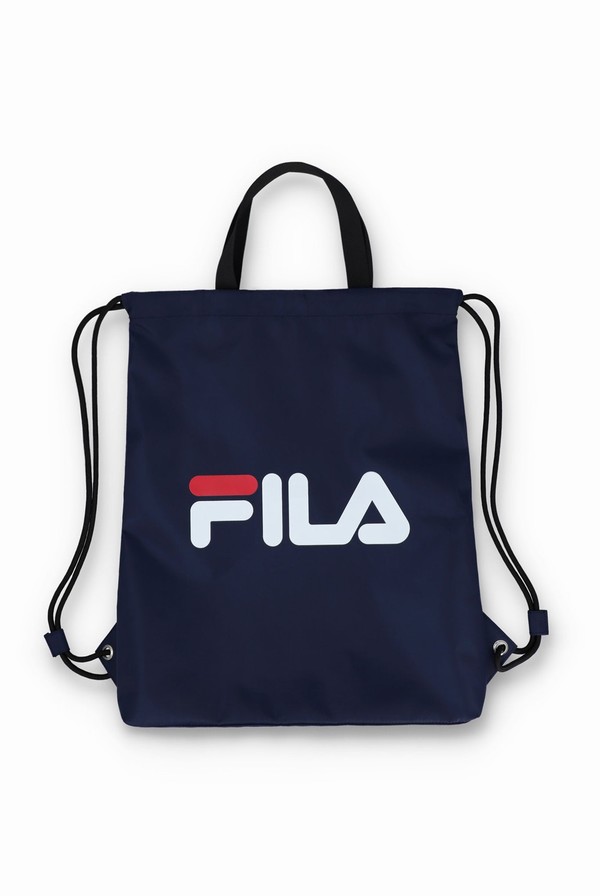 Blue Fila Kicks Drawcord Bag Men Bags | 2397POZJB