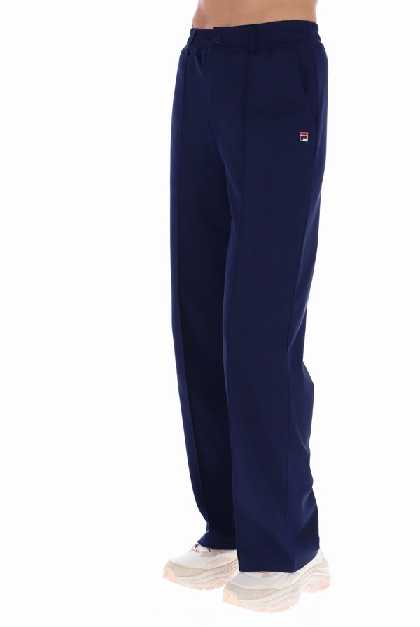 Blue Fila River Straight Leg Women Track Pants | 2801YIVZM