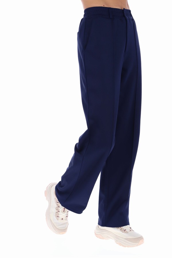 Blue Fila River Straight Leg Women Track Pants | 2801YIVZM