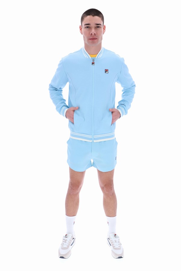 Blue Fila Settanta 2 Men Track Top | 7401IWKZP