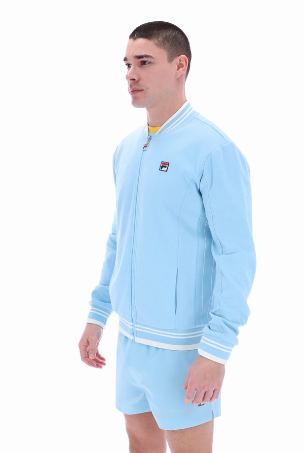 Blue Fila Settanta 2 Men Track Top | 7401IWKZP