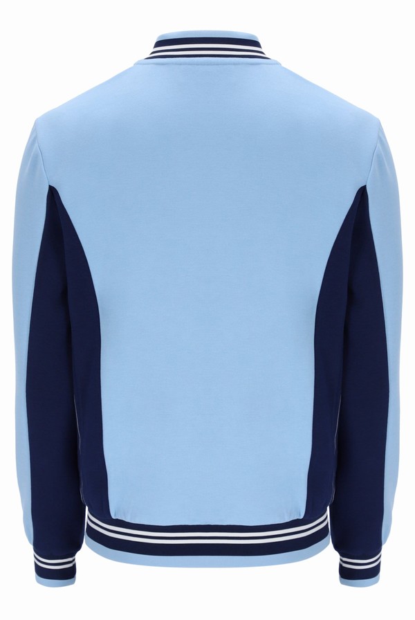 Blue Fila Settanta Baseball Men Track Top | 4268PRDUK