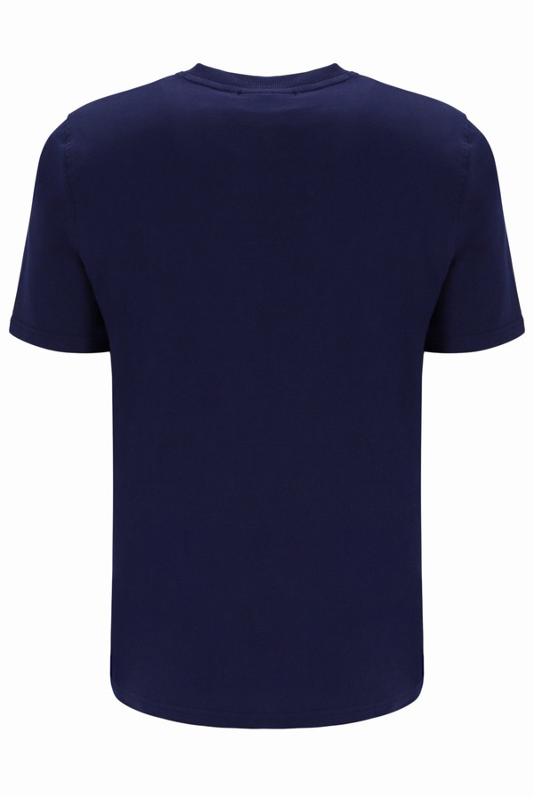 Blue Fila Tanner Front Graphic Men T-shirts | 6021OTXFK