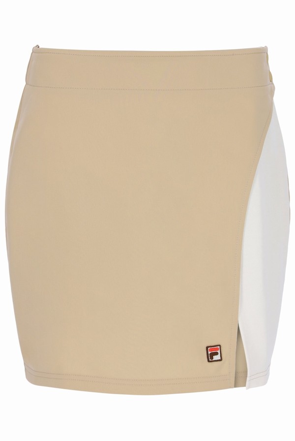 Brown Fila Dionne Wrap Women Co-ords | 8615NVWBG