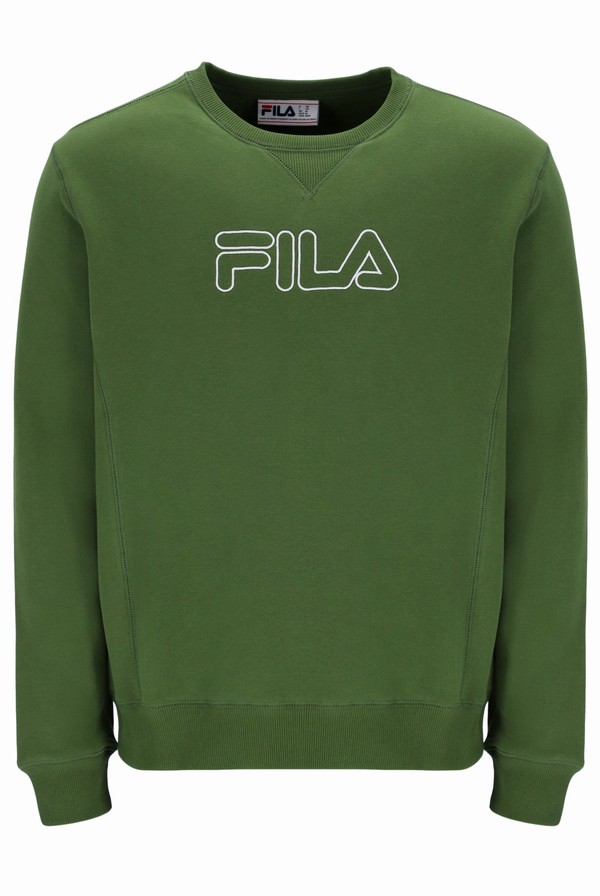 Green Fila Arie Oversized Graphic Men Tracksuits | 8931GPLOU