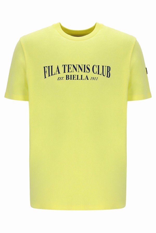 Green Fila Fratel Organic Graphic Men T-shirts | 3827EZTAV