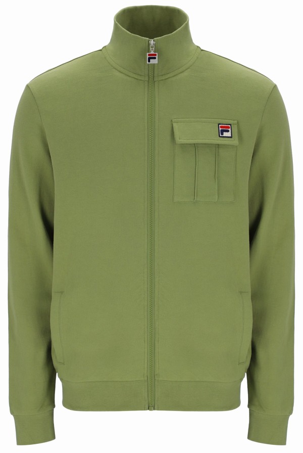 Green Fila Micah Cargo Pocket Men Tracksuits | 1735WCQPK