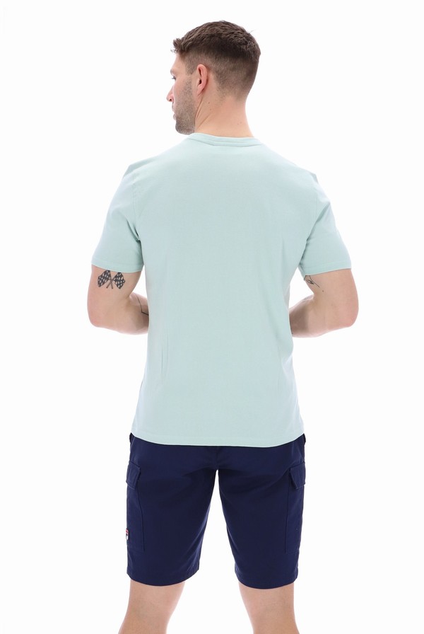 Green Fila Sunny Essential Men T-shirts | 9351ERCUH