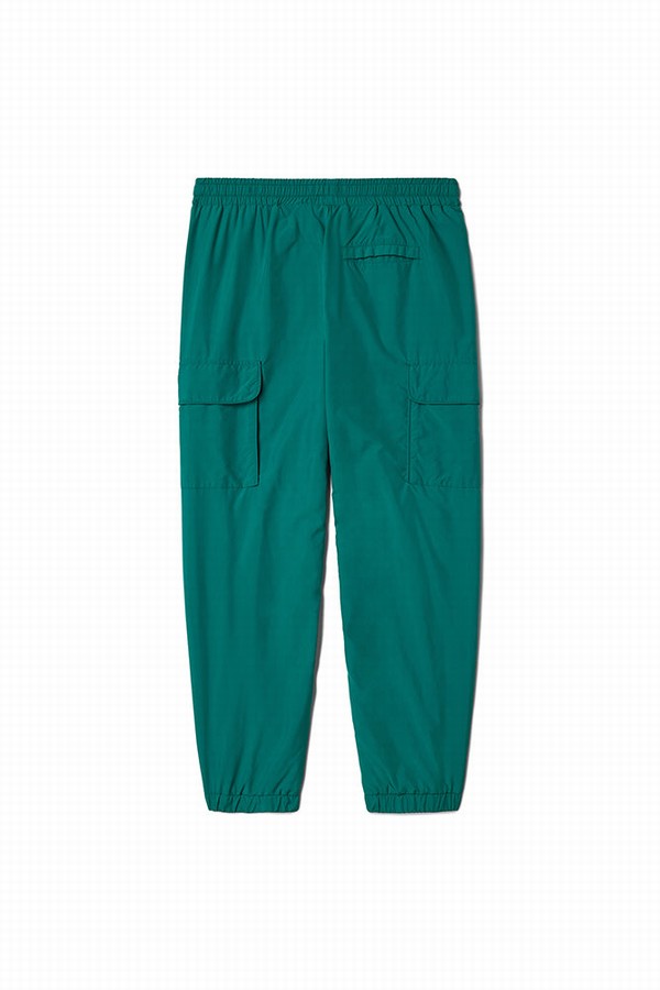 Green / Black Fila Bicolor Men Bottoms | 2917ZFSCV