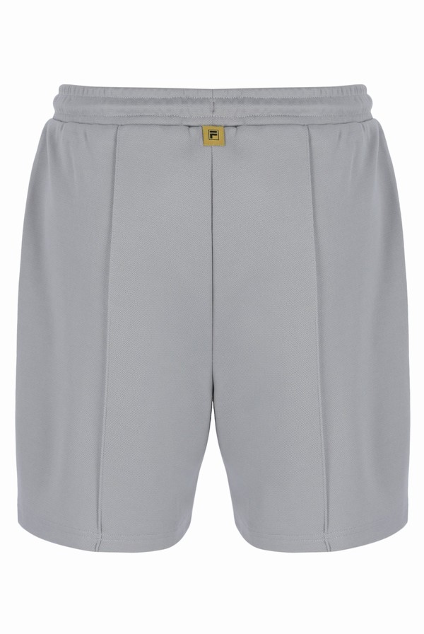 Grey Fila Geki Cut & Sew Men Shorts | 4083QRHKP