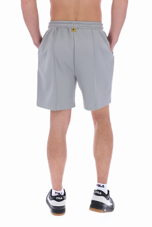 Grey Fila Geki Cut & Sew Men Shorts | 4083QRHKP