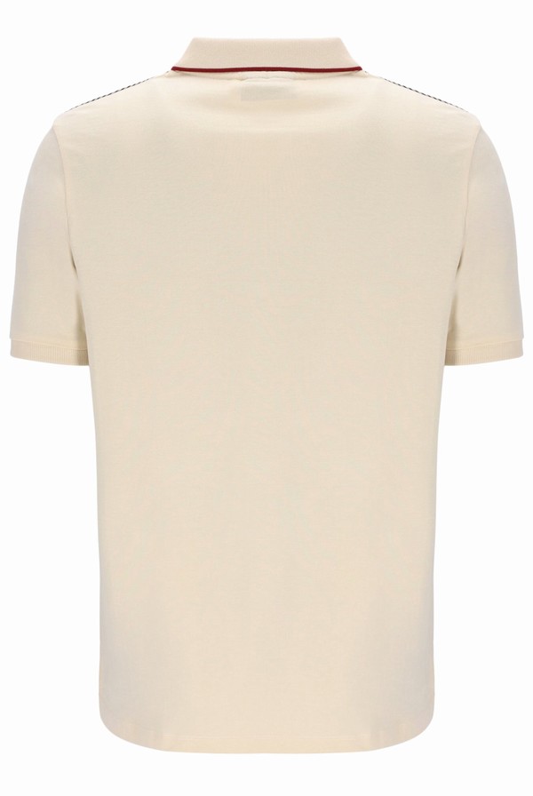 Grey Fila Jacapo Archive Yarn Dye Stripe Men Polo Shirts | 2908LTKVY