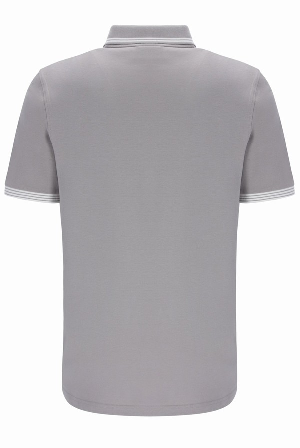 Grey Fila Soren Men Polo Shirts | 8910OUCMN