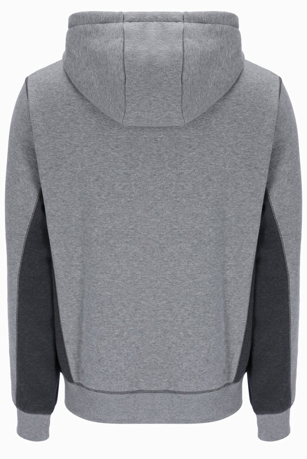 Grey / Grey Fila Mick Zip Through Men Hoodie | 6598BRPFN