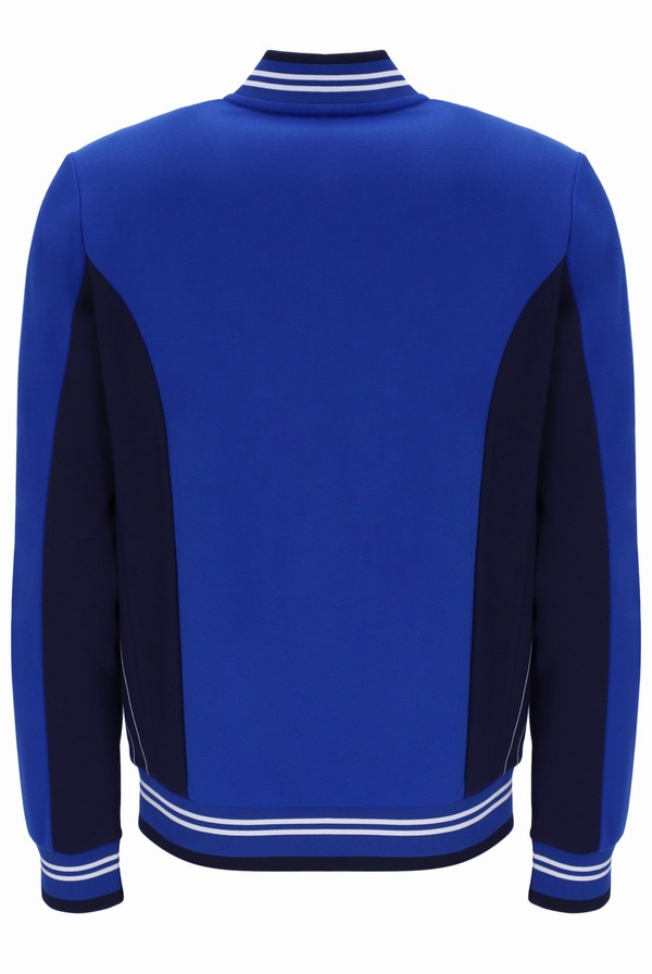 Light Blue / Navy Fila Settanta Baseball Men Track Top | 8169WTMFX
