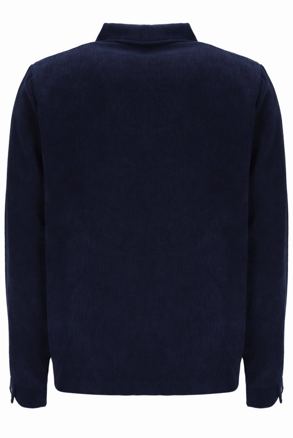 Navy Fila Carter Zip Through Coach Men Jackets | 8613EXWBY