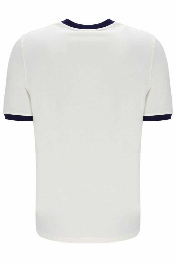 Navy Fila Marconi Essential Ringer Men T-shirts | 4168SQVOI