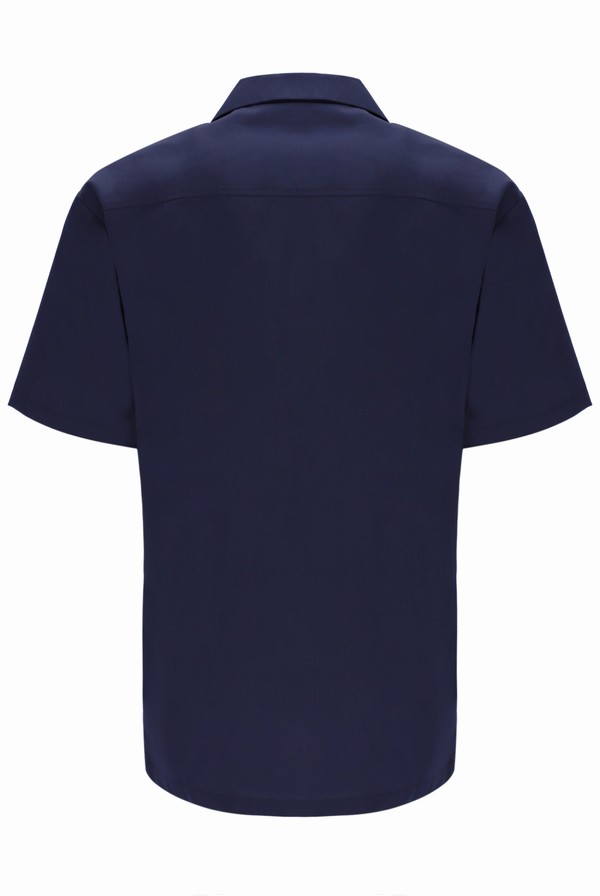 Navy Fila Soren Button Up Men T-shirts | 2031HFIOQ