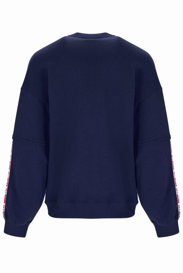 Navy Fila TALA Crew  Women Co-ords | 5684KXTQF