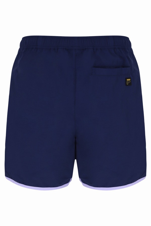 Navy / Purple Fila Enzo Nylon Sport Men Tracksuits | 6358KCXNJ
