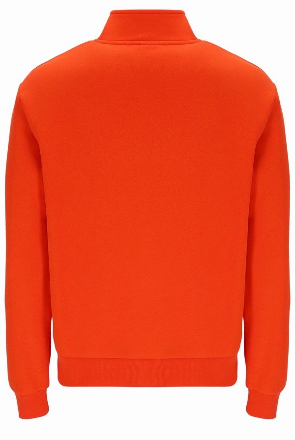 Orange Fila Madox Dropped Shoulder Men Sweatshirts | 4582EQLSN