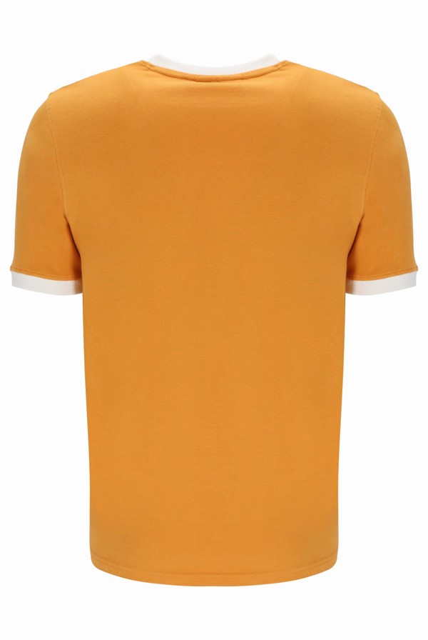 Orange Fila Marconi Essential Ringer Men T-shirts | 8912MOWEA