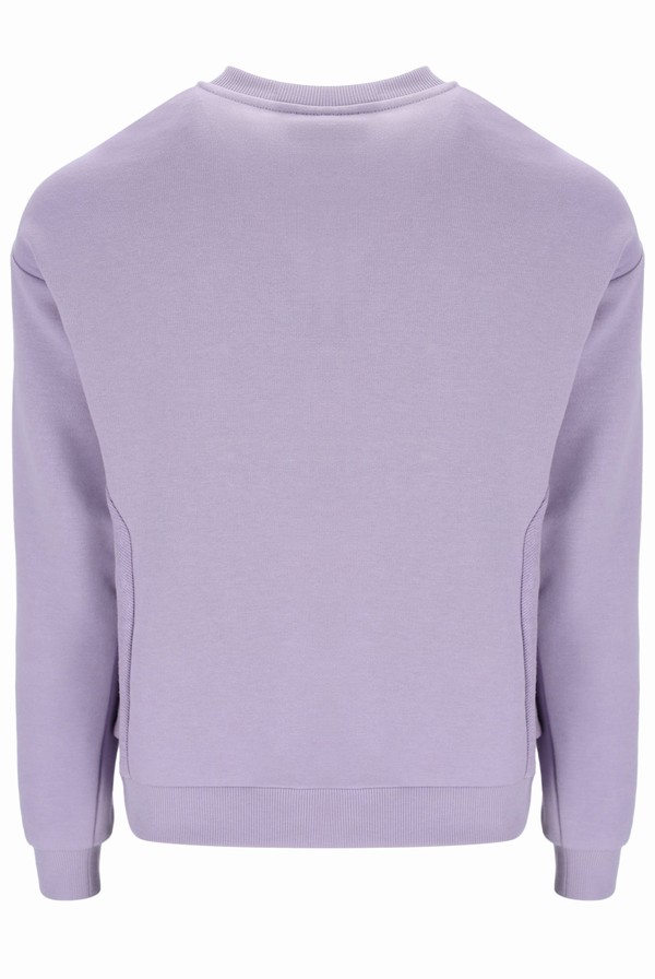 Purple Fila Adelaide Crew Women Sweatshirts | 6093RUQAJ