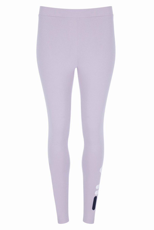 Purple Fila Beba Side Logo Women Leggings | 4260WXPAQ