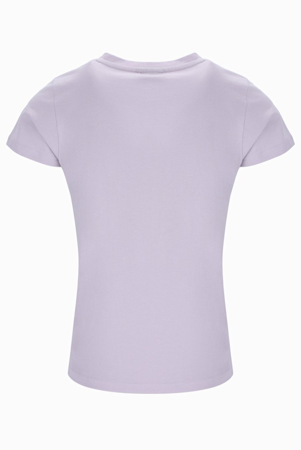 Purple Fila Cecilia Classic Logo Women T-shirts | 4680PLSRG