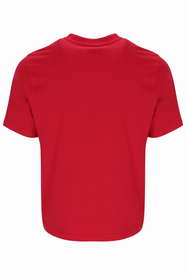 Red Fila Janis Boxy Women T-shirts | 0528LGCWX