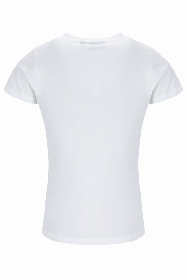 White Fila Cecilia Classic Logo Women T-shirts | 6318LMKSD