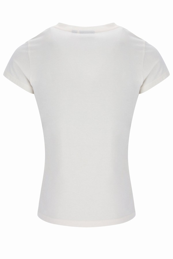 White Fila Classic Men T-shirts | 3721GXFIV