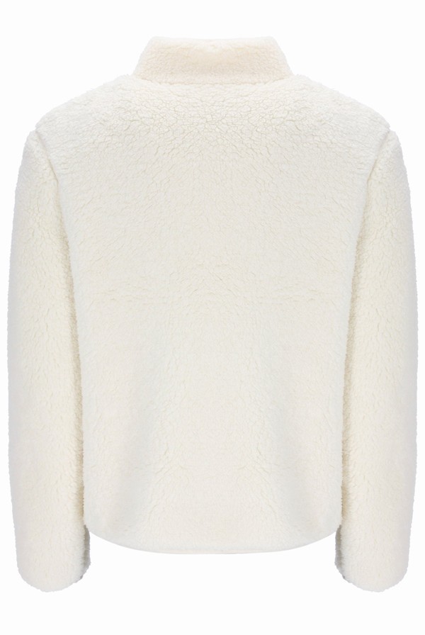 White Fila Cormac Tonal Zip Through Fleece Men Jackets | 7305EADCU