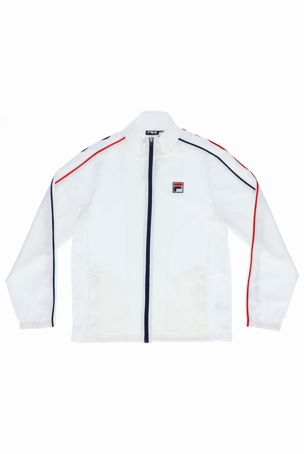 White Fila Eclip Heritage Men Tracksuits | 3162LISQY